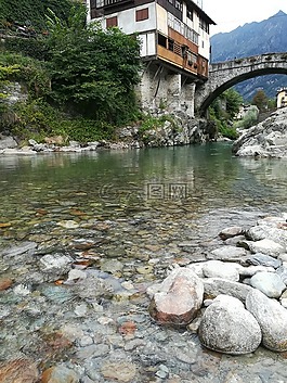 河,水,山