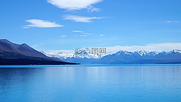 山,雪,新西蘭