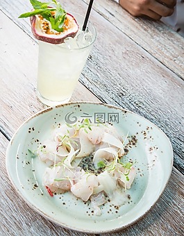 海鮮,食品,喝