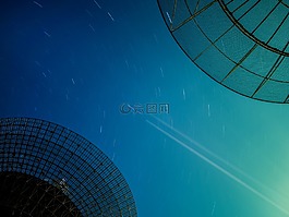 星空,星軌,射電望遠鏡