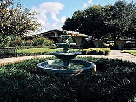 噴泉水,花園,功能