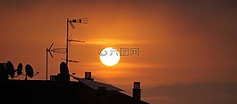 太阳,明天,地平线