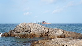 懸崖,大海,碼頭