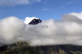 馬榮火山,火山,灰