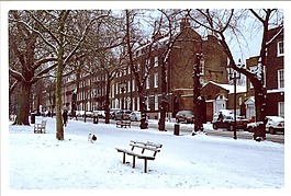 雪,倫敦,英格蘭