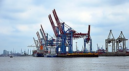 起重機(jī),端口,漢堡