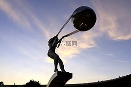 雕像,新加坡,里程碑