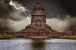 民族之战纪念碑,völkerschlachtdenkmal,völki