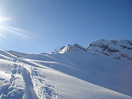 雪,旅游,bergtour