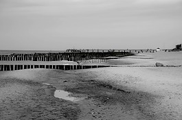 冬天,海滩,沉默