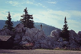 山,徒步旅行,榮耀