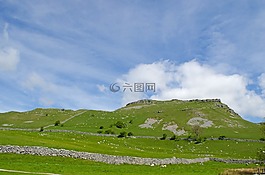 景觀,圍欄,春