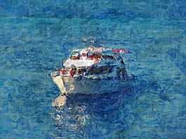 船舶,游艇,海