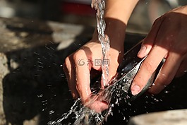水流,靜態(tài),洗碗