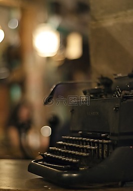 打字機,老,釀酒