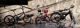 自行車(chē),parkig,城市