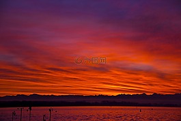 morgenrot,日出,太陽