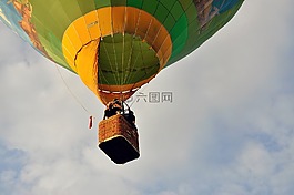 氣球,熱氣球,熱空氣氣球騎