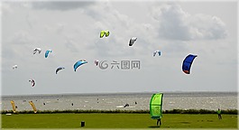 風,風箏沖浪,風箏