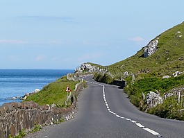 愛爾蘭,路,海岸