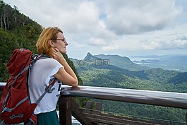 旅游,女孩,婦女