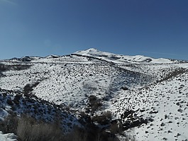 愛達(dá)荷州,山,雪