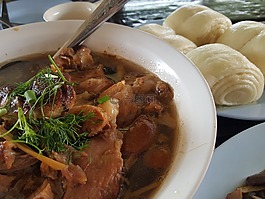云南,饅頭,豬腿