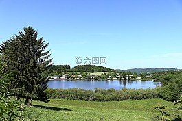 湖,水,景觀