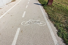 自行車,路,司