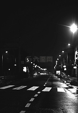 街,夜,光