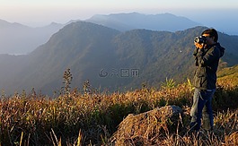 山,摄影师,相机