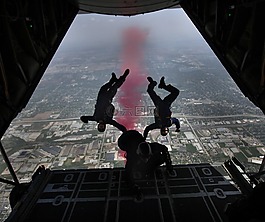 跳傘,跳,下降