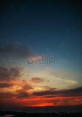 天空,太陽(yáng),日落