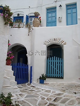 希臘,cyclades,行車線