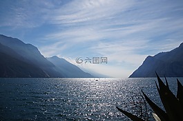 加爾達(dá),意大利,山下湖