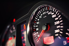 車速表,車,速度