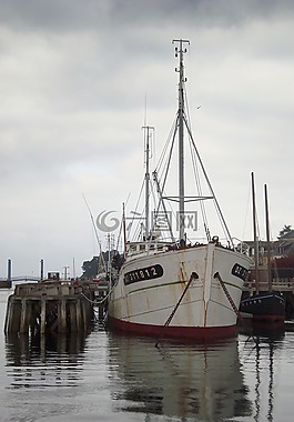 老,小船,douarnenez