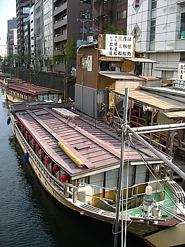 船屋,運河,河