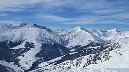 冬天,滑雪,蒂羅爾
