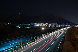 長曝光,交通,流光