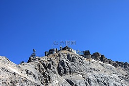 zugspitze,山,祖格峰地块