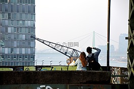 科隆,桥,起重机的家园