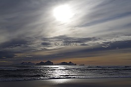 冰島,南部海岸線,日落