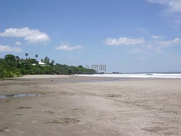 杏仁,海灘,地平線