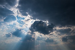 天空,云,太陽