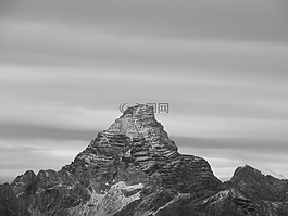 山,霧,高山