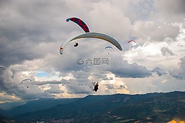 滑翔傘,冒險(xiǎn),旅游