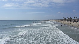 newpoort海滩,海滩,洛杉矶