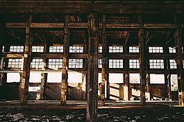 工業,舊廠房,陽光