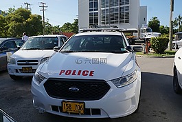 警方,汽车,开曼冰岛